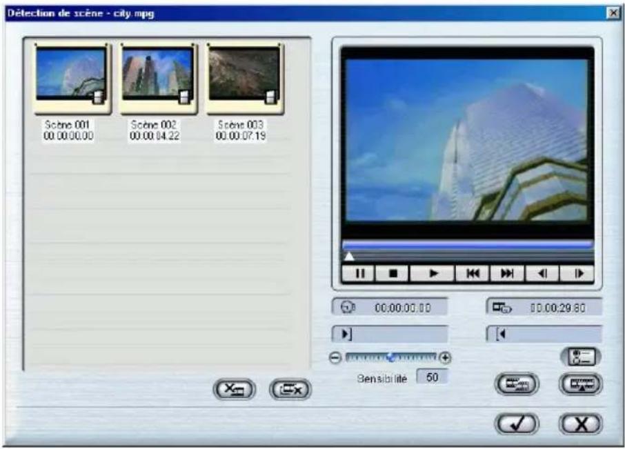 CYBERLINK PowerDirector 2.1 - Détection des scènes - 1