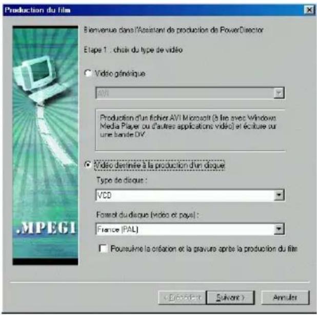 CYBERLINK PowerDirector 2.1 - Production de films sur un disque - 1
