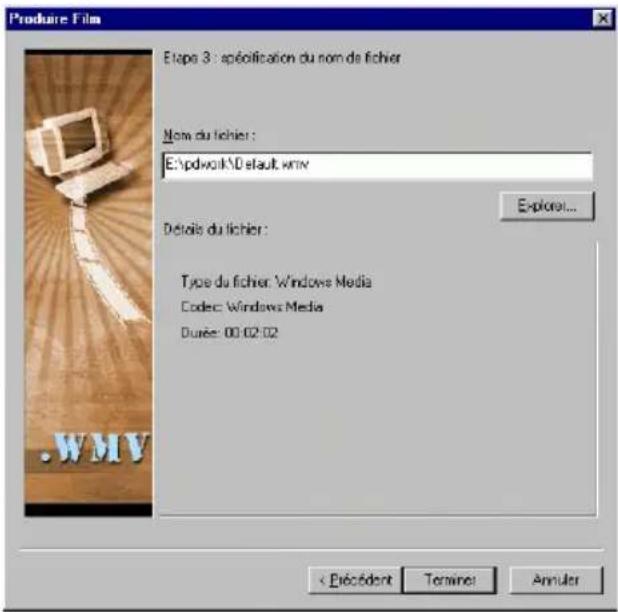 CYBERLINK PowerDirector 2.1 - Production de fichiers Windows Media - 3