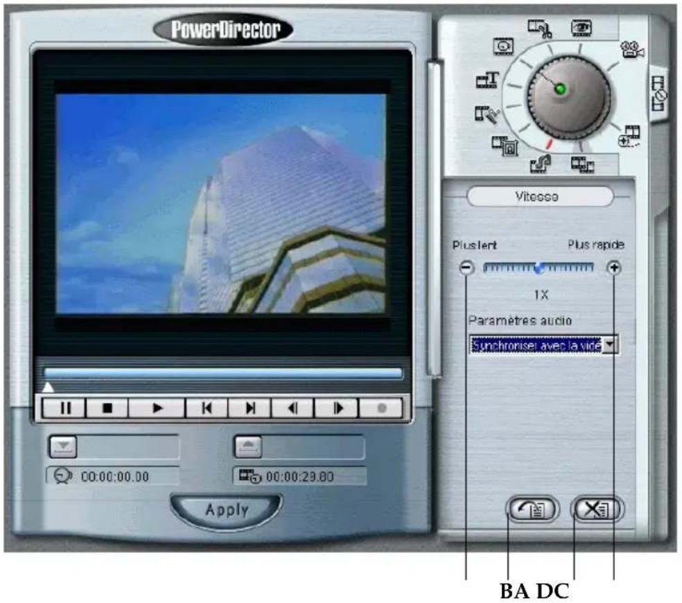 CYBERLINK PowerDirector 2.1 - Mode vitesse - 1