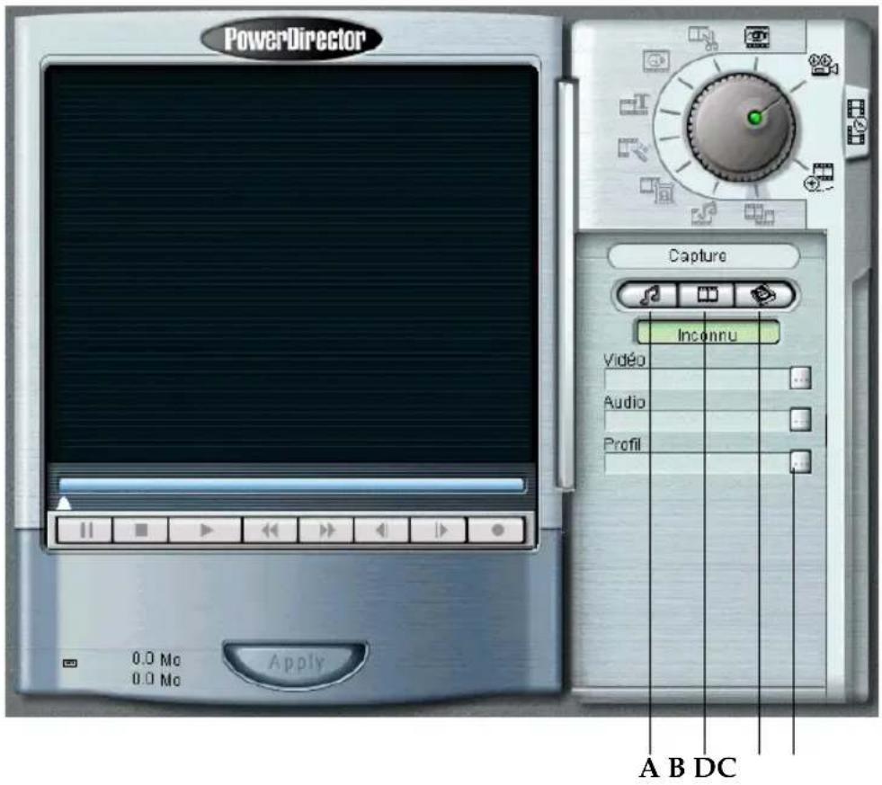 CYBERLINK PowerDirector 2.1 - Mode capture - 1