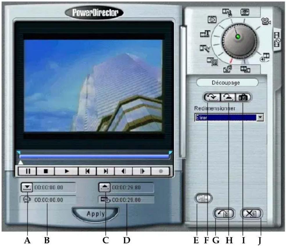 CYBERLINK PowerDirector 2.1 - Mode couper - 1
