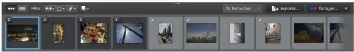 CYBERLINK PhotoDirector 5 - Afficher les photos en piles - 1