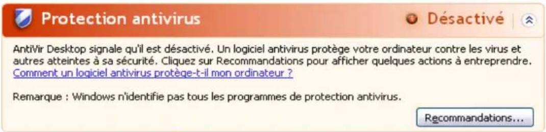 AVIRA Professional Security - Protection antivirus EXPIRÉE - 1