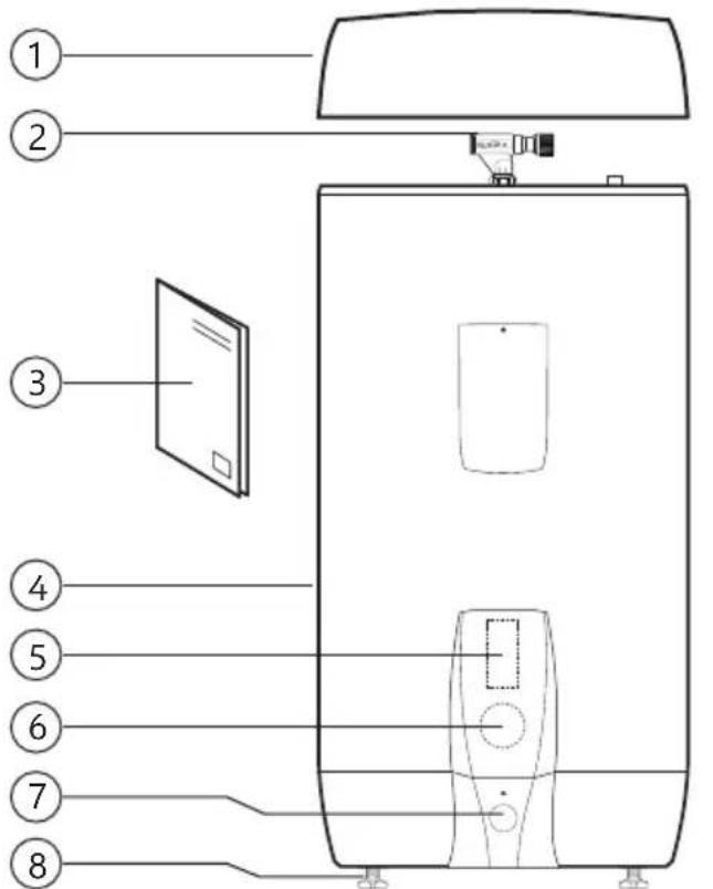 OSO Saga Xpress SX 150 l - Produktdimensjoner - 1