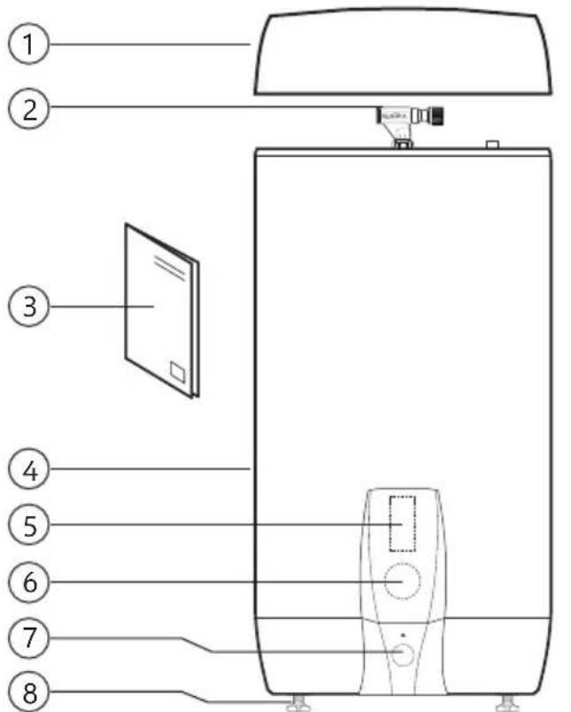 OSO Saga Xpress SX 150 l - Produktdimensioner - 1
