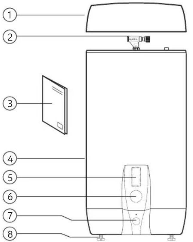 OSO Saga Xpress SX 200 l - Produktdimensioner - 1