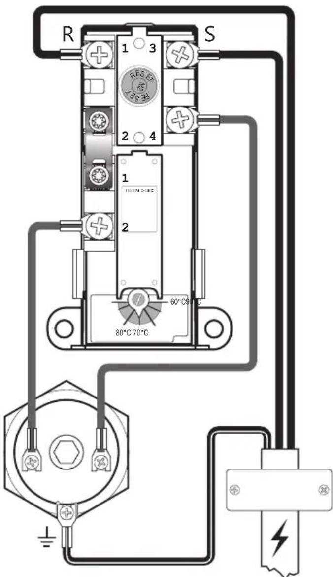 OSO Delta Inox DI 300 l - Installationélectrique - 1