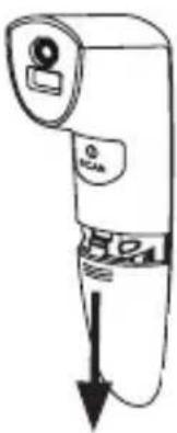 BEURER FT 100 - Disposing of batteries - 1