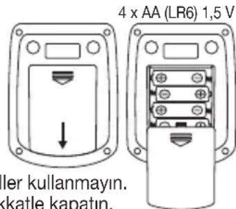 BEURER BM 47 - Pillerin elden cikarilmasi - 1
