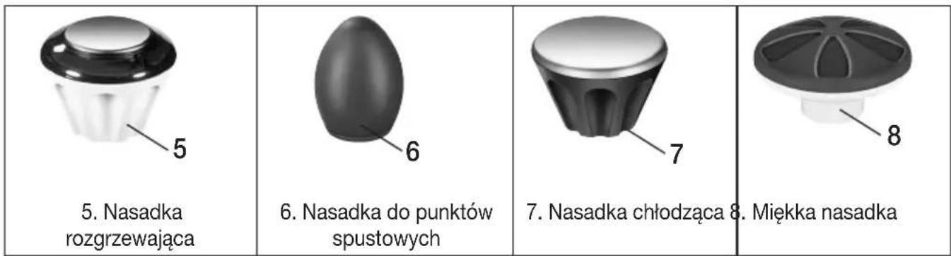 BEURER MG 510 ToGo - Wymienne nakładki masujące - 1