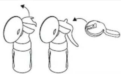 BEURER BY 70 - Utilizzo del tiralatte manuale - 1