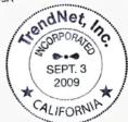 TRENDNET TEG10GECTX - Déclaration de conformité trendnet - 2