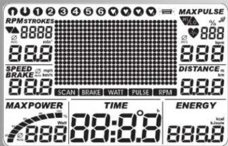 KETTLER CTR 3 - Display values - 1