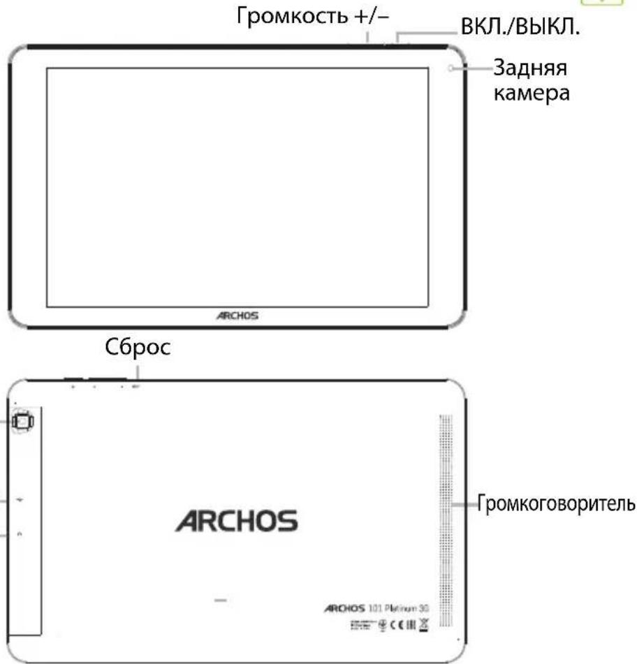 ARCHOS 101 Platinum 3G - Описане устюкта - 1