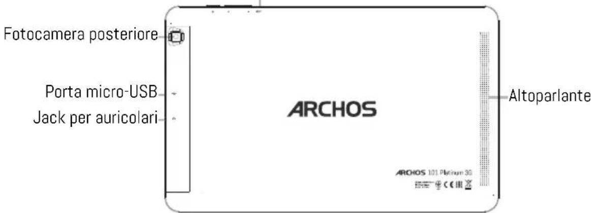 ARCHOS 101 Platinum 3G - Descrizione del dispositorio - 2