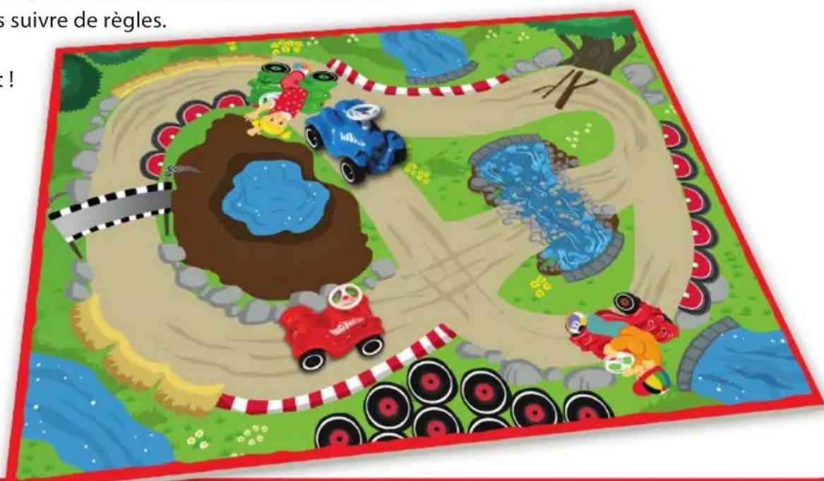 Noris The Big Bobby Car Game - LE VERSO DU PLAN DE JEU - 1