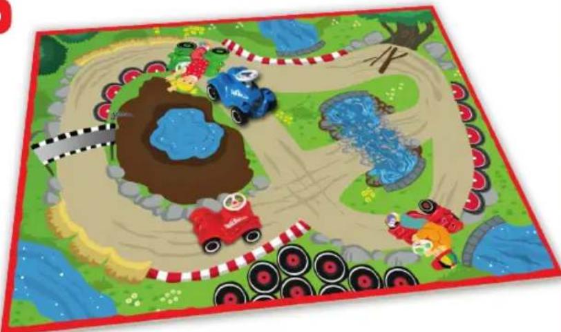 Noris The Big Bobby Car Game - IL RETRO DEL TABELLONE DI GIOCO - 1