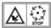 AL-KO KHS 3704 - Symbole umieszczone na urządzeniu - 3