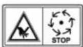 AL-KO KHS 3704 - Symbols on the appliance - 3