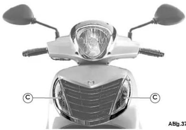 MALAGUTI Centro 160ie - VORDERER BLINKER - 2