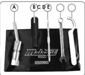 MALAGUTI Centro 160ie - OWNER'S TOOL KIT - 2