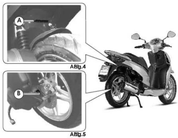 MALAGUTI Centro 125ie - Abänderungen der Identifikationsdaten sind rechtlich strafbar. - 1