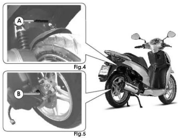 MALAGUTI Centro 125ie - DATOS PARA LA IDENTIFICACIÓN: N° CHÁSIS / N° MOTOR - 1