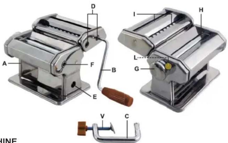Beper 90.345 - BESCHREIBUNG DER MASCHINE - 1