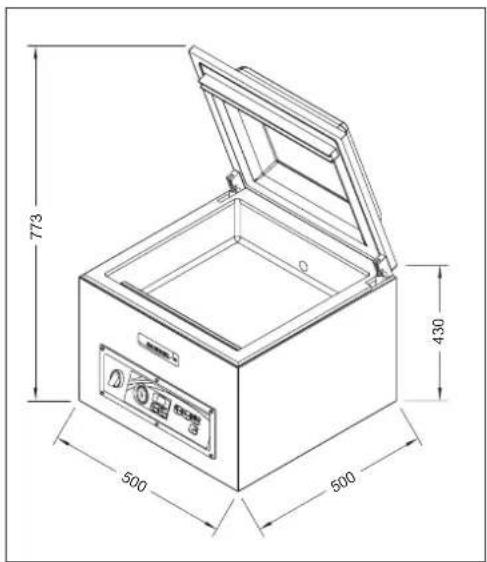 Sammic V821 T - Congelação de produtos embalados em vácuo - 3