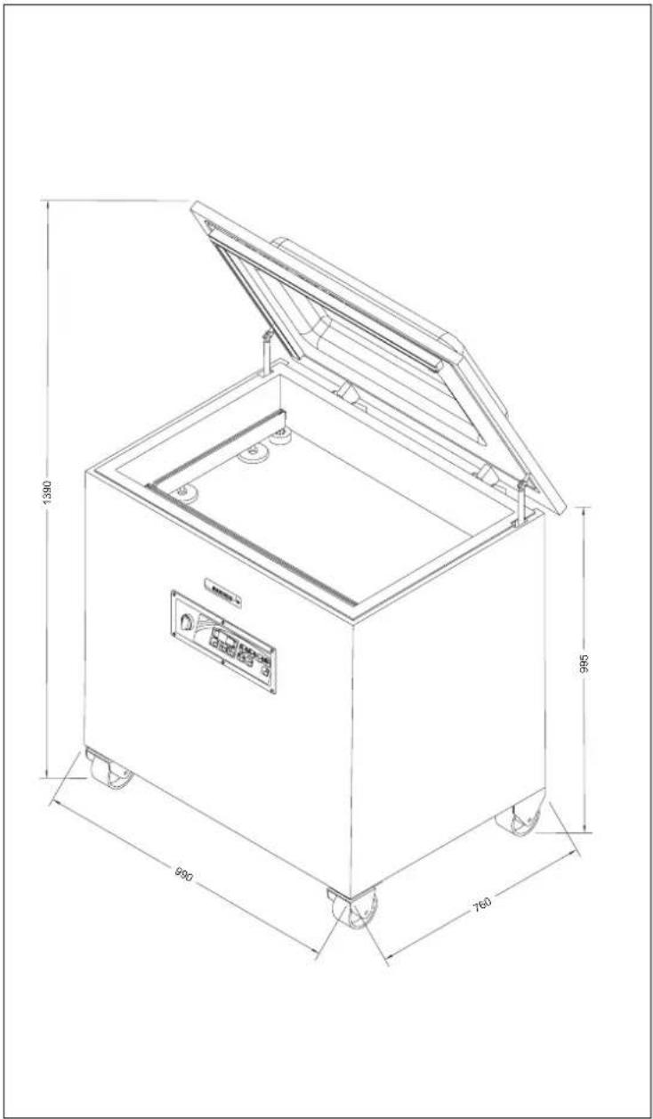 Sammic V641 T - Congelação de produtos embalados em vácuo - 7