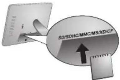 AGFA AF 5135MS - Vkladanie pamat'ovych kariet - 1