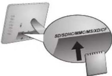 AGFA AF 5135MS - Speicherkarte einsetzen - 1