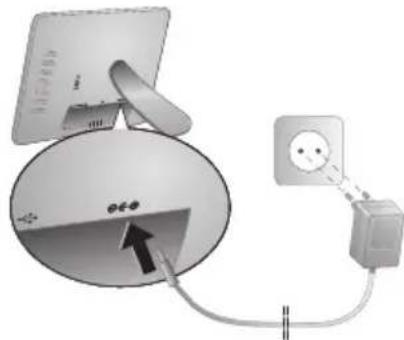 AGFA AF 5135MS - A halózati kabel csatlakoztatása - 2
