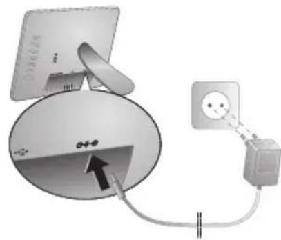 AGFA AF 5105MS - Netzkabel anschlieBen - 1