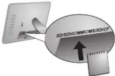 AGFA AF 5105MS - Mise en place d'une carte mémoire - 1