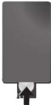 AGFA AF 5105MS - Instalowanie lub wymiana baterii w pilocie - 3