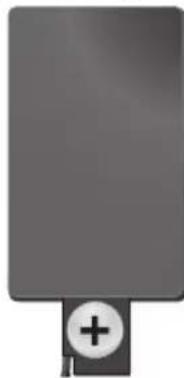 AGFA AF 5105MS - A távészérlő elemének behelyezese vagy cseréje - 2