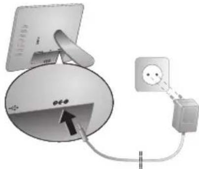 AGFA AF 5105MS - A halózati kabel csatlakoztatása - 2
