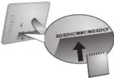 AGFA AF 5105MS - Inserting a Memory Card - 1