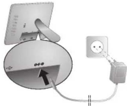 AGFA AF 5085S - Netkabel aansluiten - 1