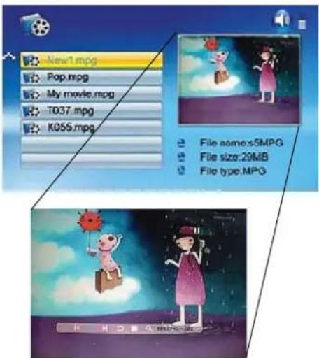BRAUN DigiFrame 1570 - Displaying movies - 1