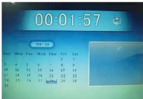 BRAUN DigiFrame 1570 - Kalender en klok/alarm instellen - 1