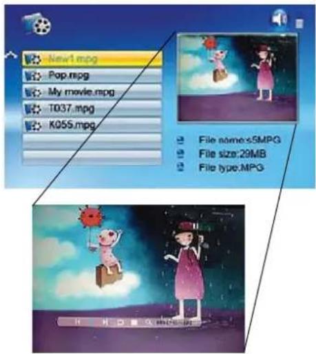 BRAUN DigiFrame 1570 - Ver un vídeo - 1