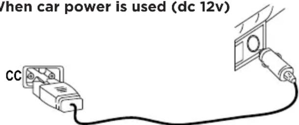 BLACK & DECKER BDC8 - When using 12v power - 1