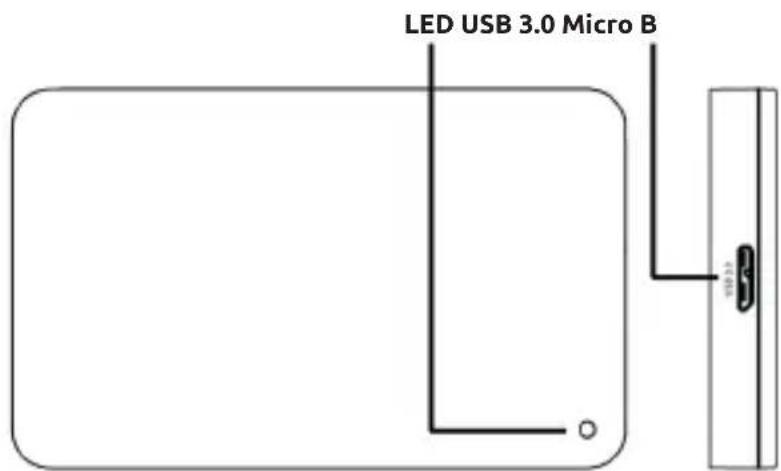 INTENSO 2.5 Memory Play - Pripojenie pevného disku - 1
