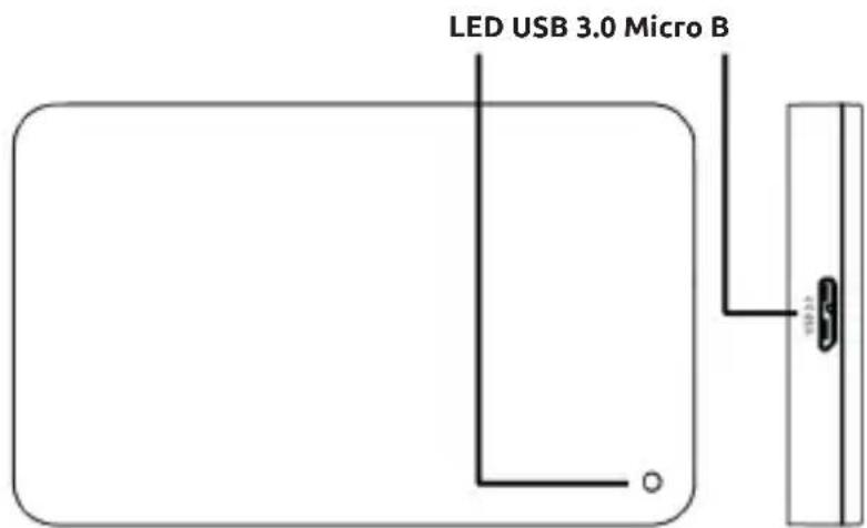 INTENSO 2.5 Memory Drive - Připojení pevného disku - 1
