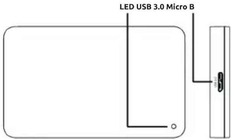 INTENSO 2.5 Memory Drive - Connecting the hard drive - 1