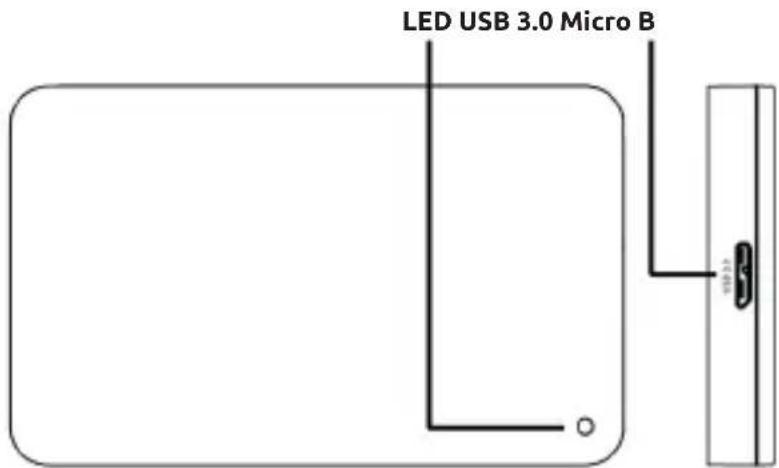INTENSO 2.5 Memory Drive - Pripojenie pevného disku - 1