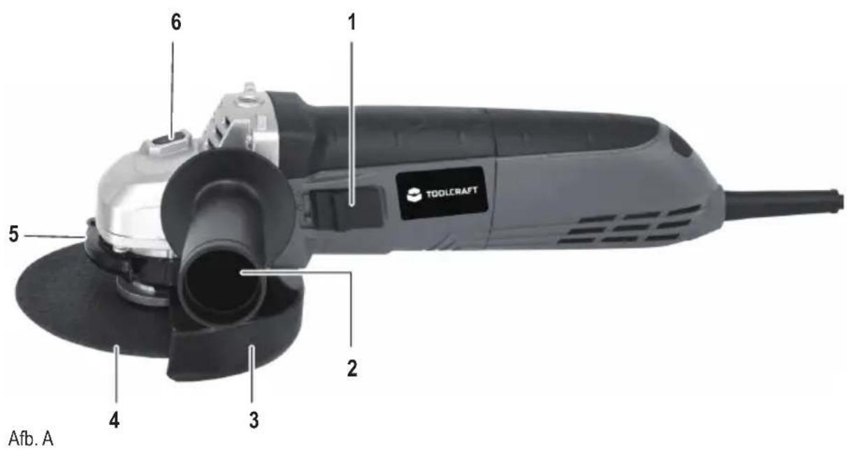 Toolcraft TWS125 - Bedieningselementen - 1